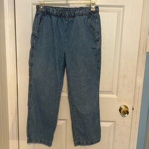 Unisex blue stripped pants